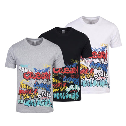 Graffiti 3-Pack T-Shirts - 200 GSM
