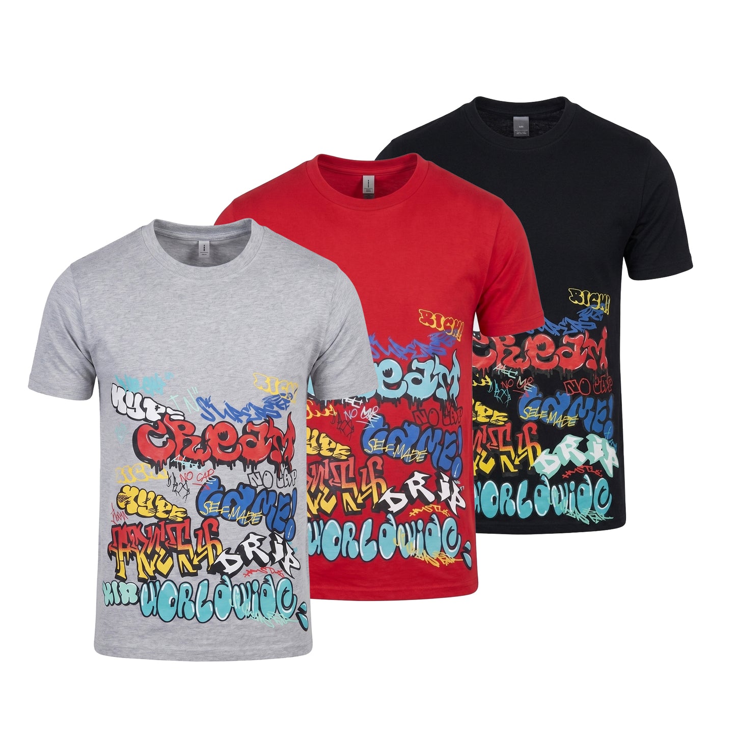Graffiti 3-Pack T-Shirts - 200 GSM