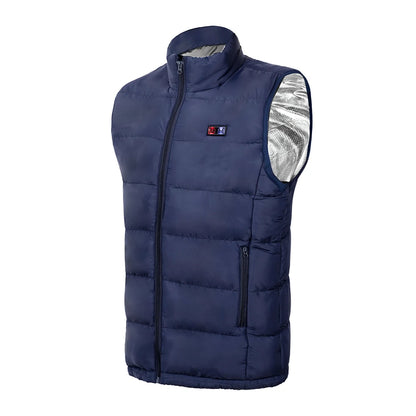 9 Heated Vest Zones Electric Heated Jackets Men Women Sportswear Heated Coat Graphene Heat USB.