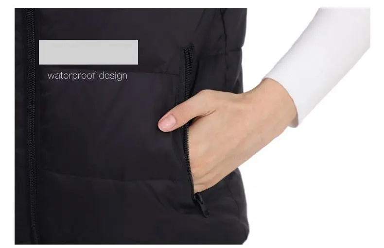9 Heated Vest Zones Electric Heated Jackets Men Women Sportswear Heated Coat Graphene Heat USB.