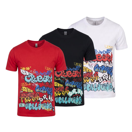 Graffiti 3-Pack T-Shirts - 200 GSM