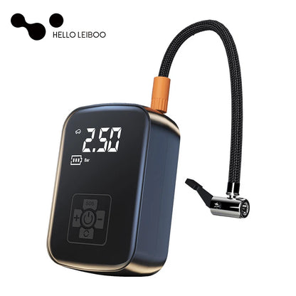 LEIBOO Wireless Car Air Compressor Air Pump Electric Tire Inflator Pump for Motorcycle Bicycle with Digital Display