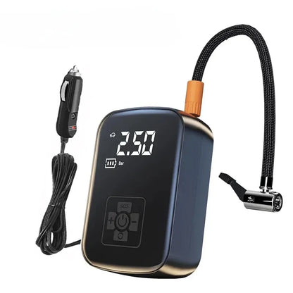 LEIBOO Wireless Car Air Compressor Air Pump Electric Tire Inflator Pump for Motorcycle Bicycle with Digital Display