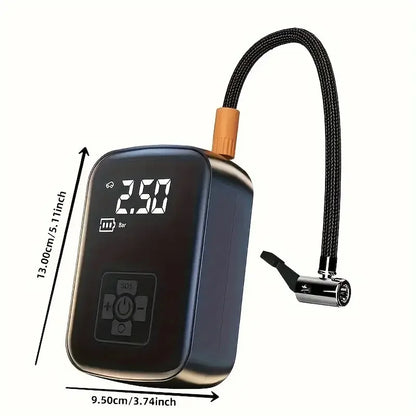 LEIBOO Wireless Car Air Compressor Air Pump Electric Tire Inflator Pump for Motorcycle Bicycle with Digital Display
